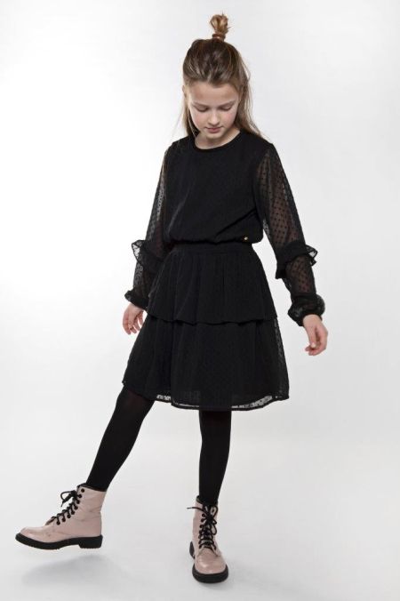 No Way Monday jurk black (U44095)