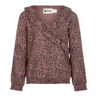 No Way Monday longsleeve purple leopard (U44099)
