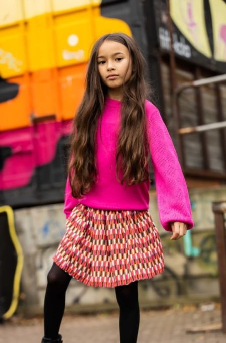 Quapi rok Rifka multicolour stripe