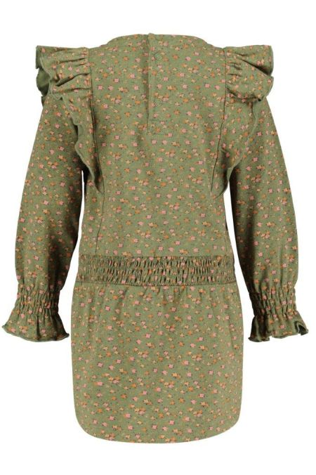 4President jurk Daphne fall flower aop loden green