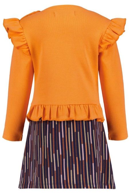 4President jurk Heewon aop vertical stripes