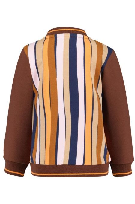 4President vest Helen aop vertical big stripes