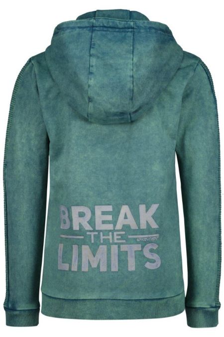 4President acid wash vest Qalid rain forest