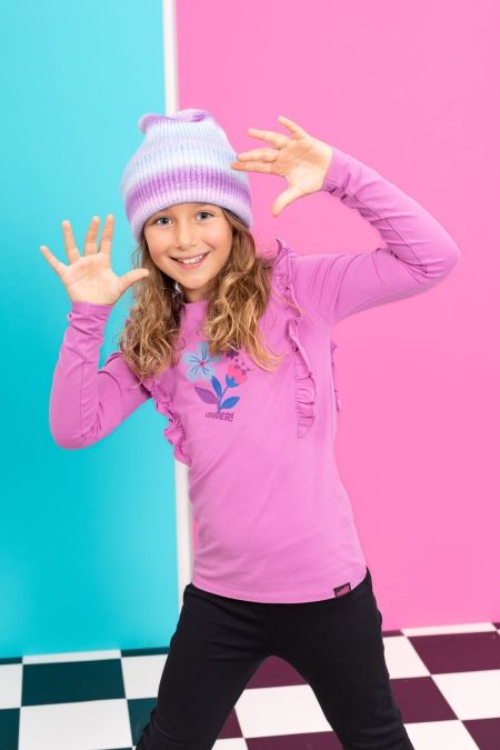 Louder! longsleeve Lou rose violet