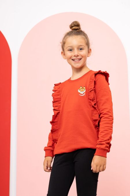 Louder! sweater Macy burnt sienna