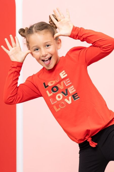 Louder! longsleeve Jenna flame love