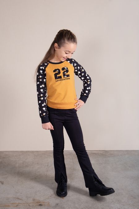 Lovestation22 sweater Riley yellow (B23-307)