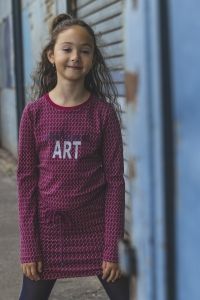 Billy & Lilly jurk Jolie rumba red navy