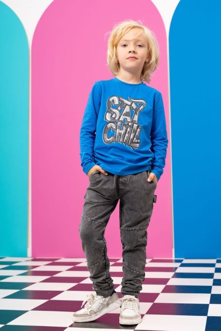 Louder! broek Mike black acid