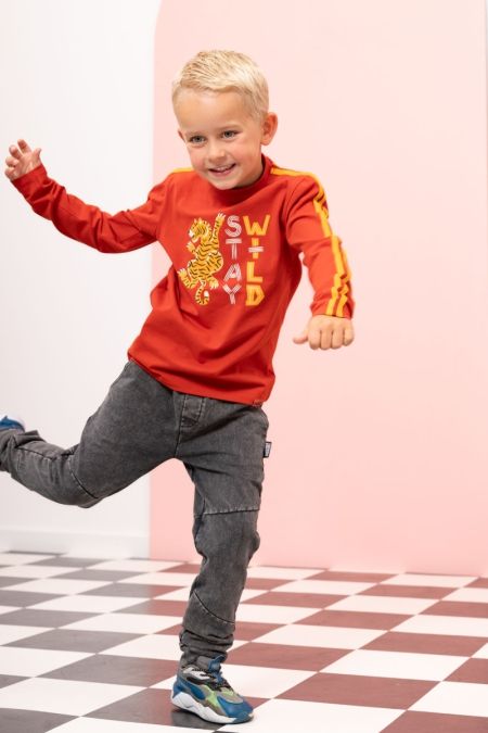 Louder! broek Mike black acid