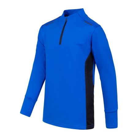 Cruyff metabolic 1/4 zip longsleeve blue (CSAJ243006-600)