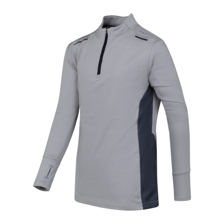 Cruyff metabolic 1/4 zip longsleeve grey (CSAJ243006-900)