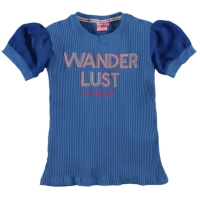 O'Chill rib shirt Jolien blauw