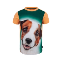 Legends22 t-shirt Nero peach hond (A23-320)