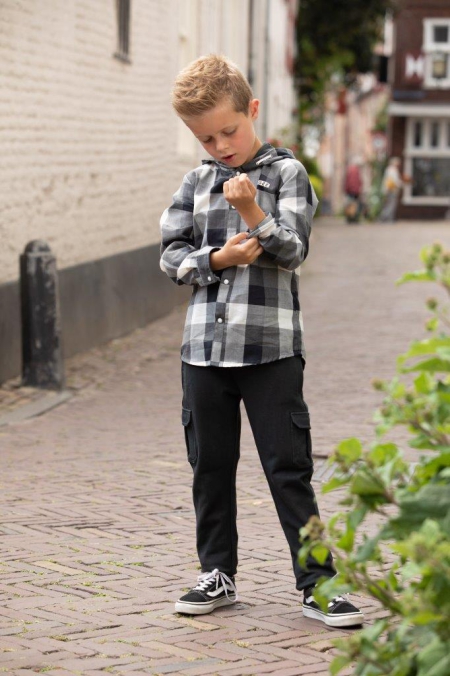 Legends22 hooded blouse Onna blue (A23-329)