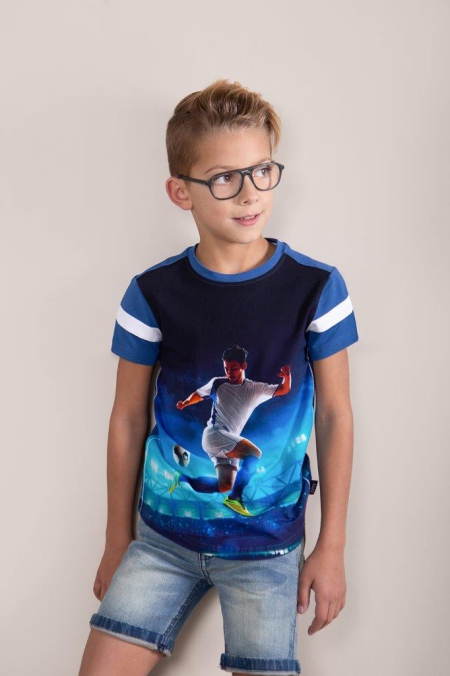 Legends22 t-shirt Gasper blue voetballer (A23-377)