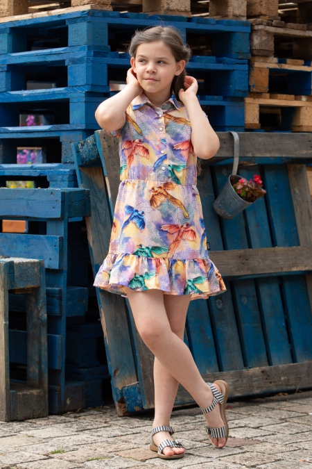 Lovestation22 jurk Talisha multi (A23-219)