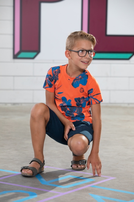 Nais t-shirt Floyd coral (A23-460)