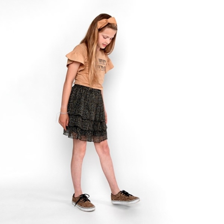 No Way Monday rok dark grey print (T46083)