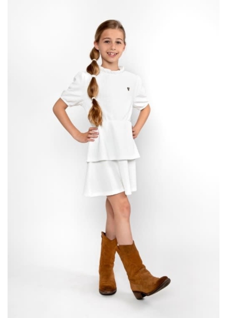 No Way Monday jurk off-white (T46124)