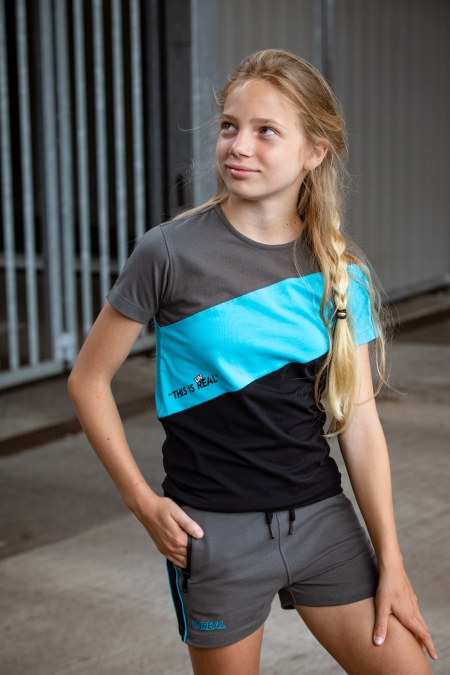 Unrealba6 t-shirt Lauren neon blue (A23-703)