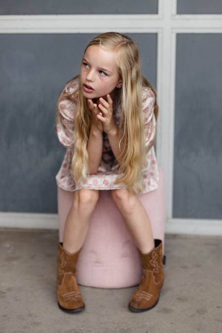 Levv jurk Daante creme geomatric