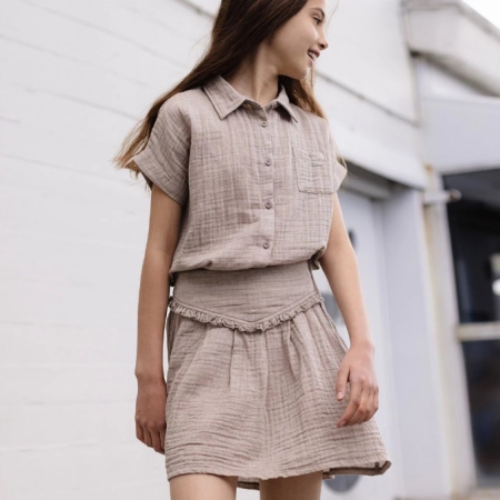 Levv blouse Demira taupe