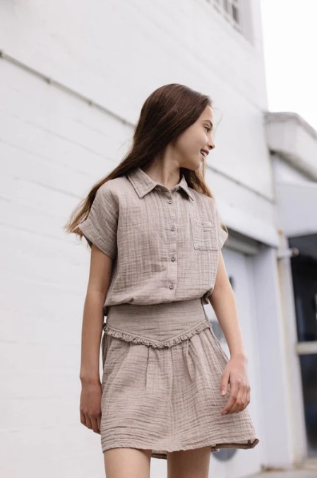 Levv rok Dinte taupe