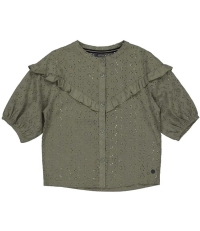 Levv blouse Daphne green basil