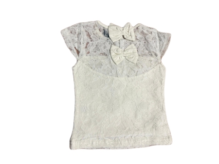 Lofff cap sleeve top off-white (Z8725-02)