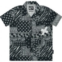 Lucky No. 7 blouse black (LNS23BL012)