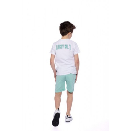 Lucky No. 7 shirt bright white (LNS23SS004)