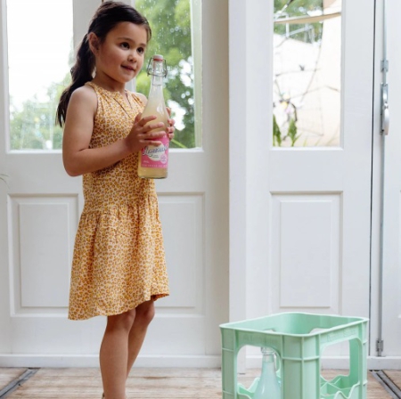 Quapi jurk Talia aop sand leopard