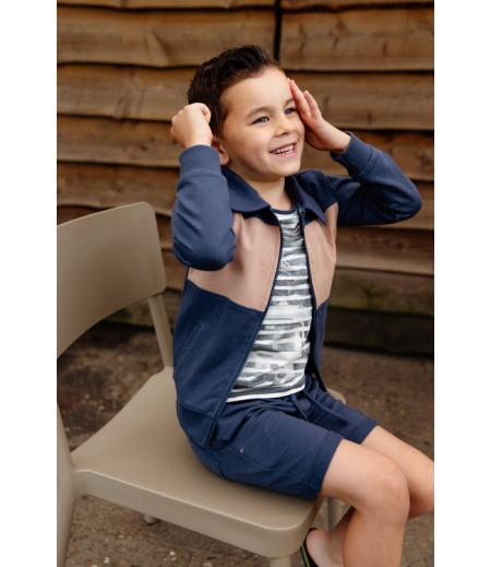 Quapi vest Tian blue dark