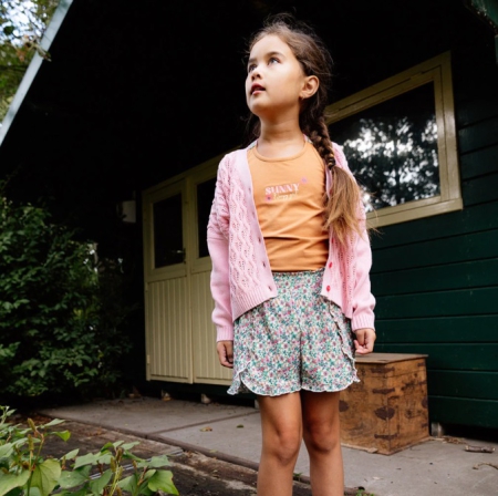 Quapi short Toos green florals