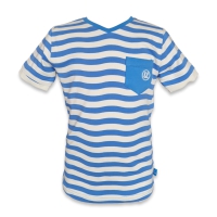 Billy & Lilly shirt Jordie marina stripe wave print