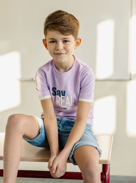 Billy & Lilly shirt Luuk lavendula