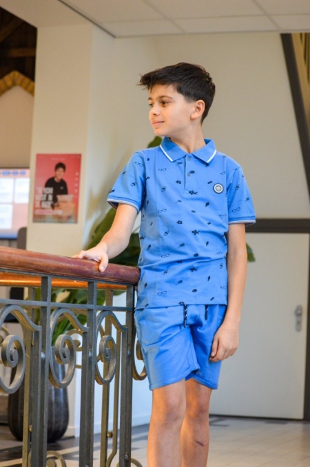 Vinrose polo regatta print (VBS24PO007)