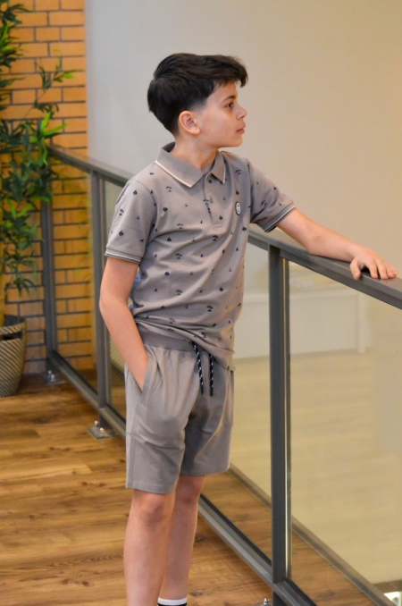 Vinrose polo cinder aop (VBS24PO019)