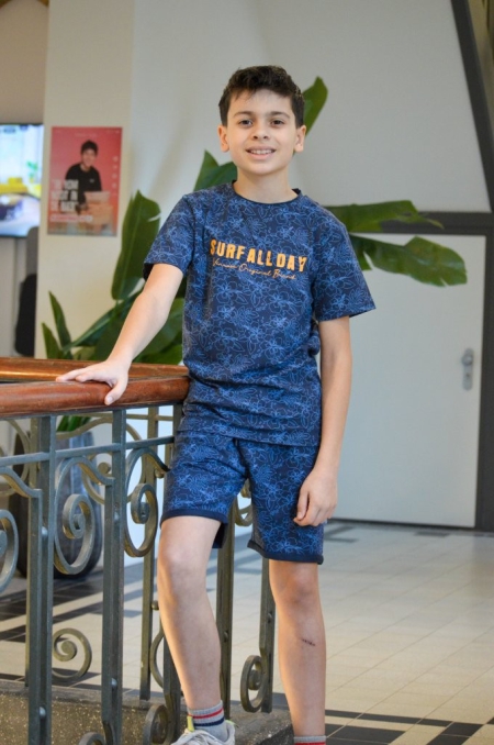 Vinrose short mood indigo print (VBS24SH009)