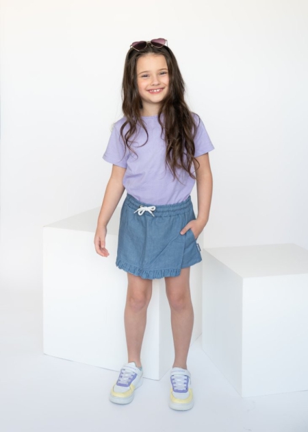 Vinrose short light denim (VGS24SH039)