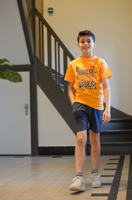 Vinrose shirt balzing orange biggest waves (VBS24SS004)