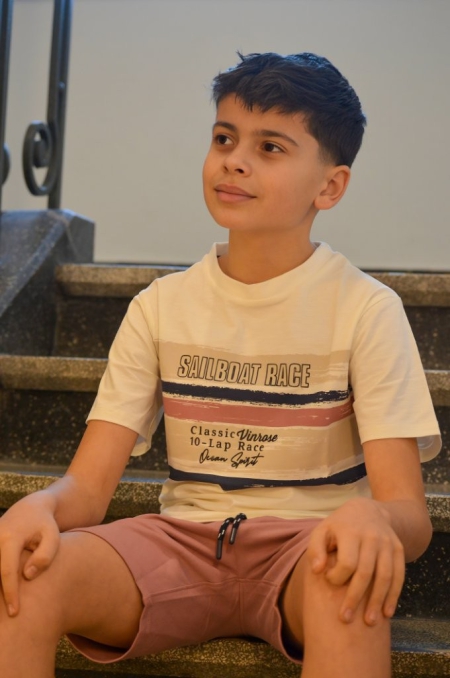 Vinrose shirt snow white sailboat race (VBS24SS016)