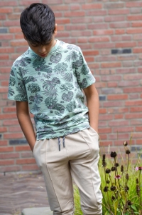 Vinrose shirt celadon aop (VBS24SS028)