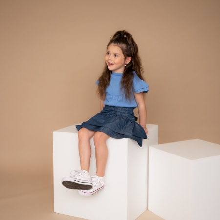 Vinrose shirt blue bonnet (VGS24SS004)