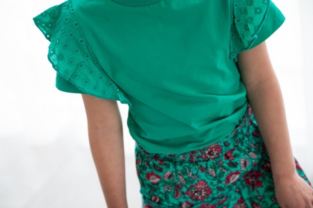 Vinrose shirt deep green (VGS24SS016)