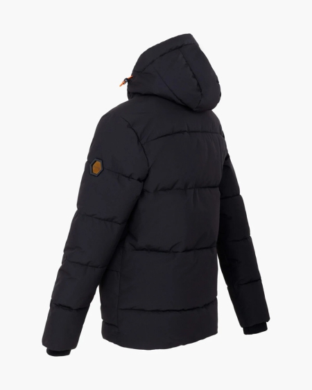 Cruyff hooded puffer jas black (CAJ243020-998)