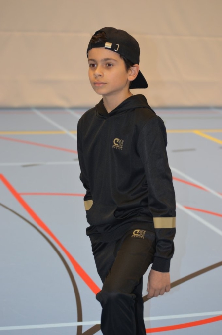 Cruyff Goal suit black gold