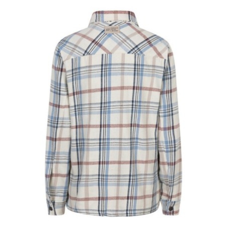 Indian Blue Jeans shirt jacket check frosty blue (IBBS24-5503)