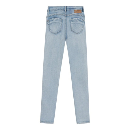 Indian Blue Jeans blue Lois high waist light denim (IBGSS24-2050)